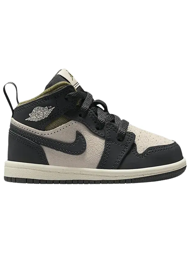 Кроссовки Air Jordan 1 Mid SE TD — изображение 1 из 1, серый