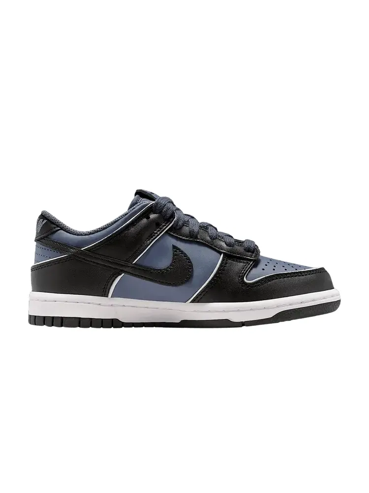 Кроссовки Nike Dunk Low SE GS 'Light Carbon Black' — изображение 1 из 1, черный
