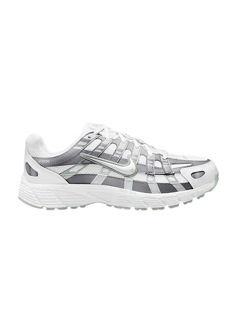 Кроссовки Nike P-6000 GS — изображение 1 из 1, белый/серебристый