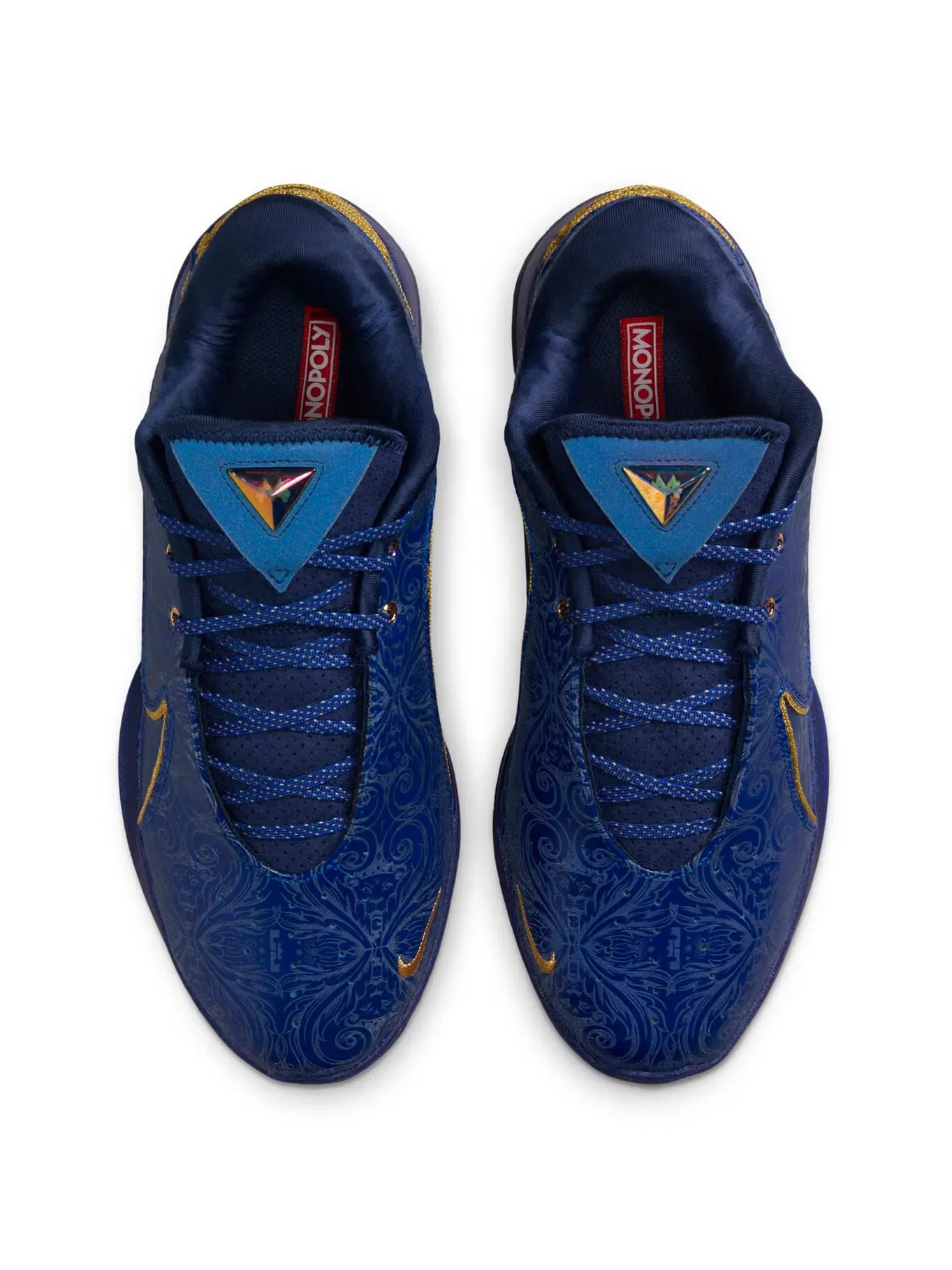 Баскетбольные кроссовки Monopoly x Nike LeBron 22 'Token' — изображение 3 из 12, синий