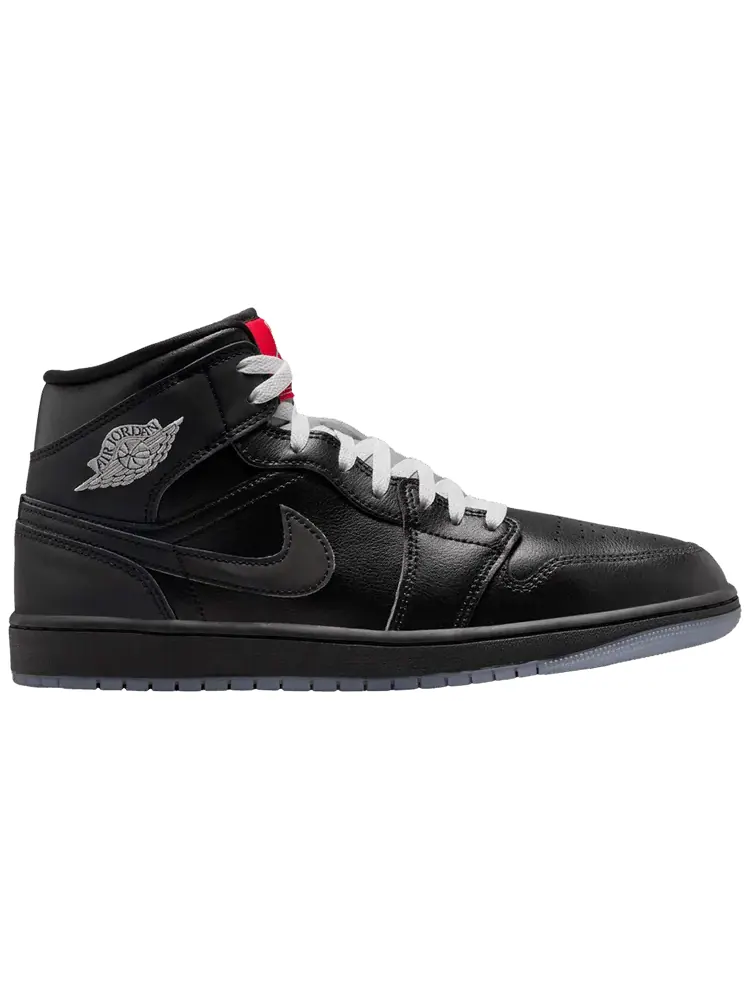 Кроссовки Air Jordan 1 Mid SE 'Black Metallic Reimagined' — изображение 1 из 1, черный металлик