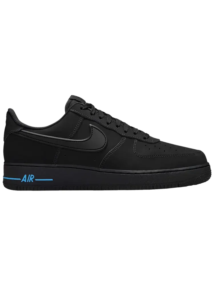 Кроссовки Nike Air Force 1 '07 'Black University Blue' — изображение 1 из 1, черный синий