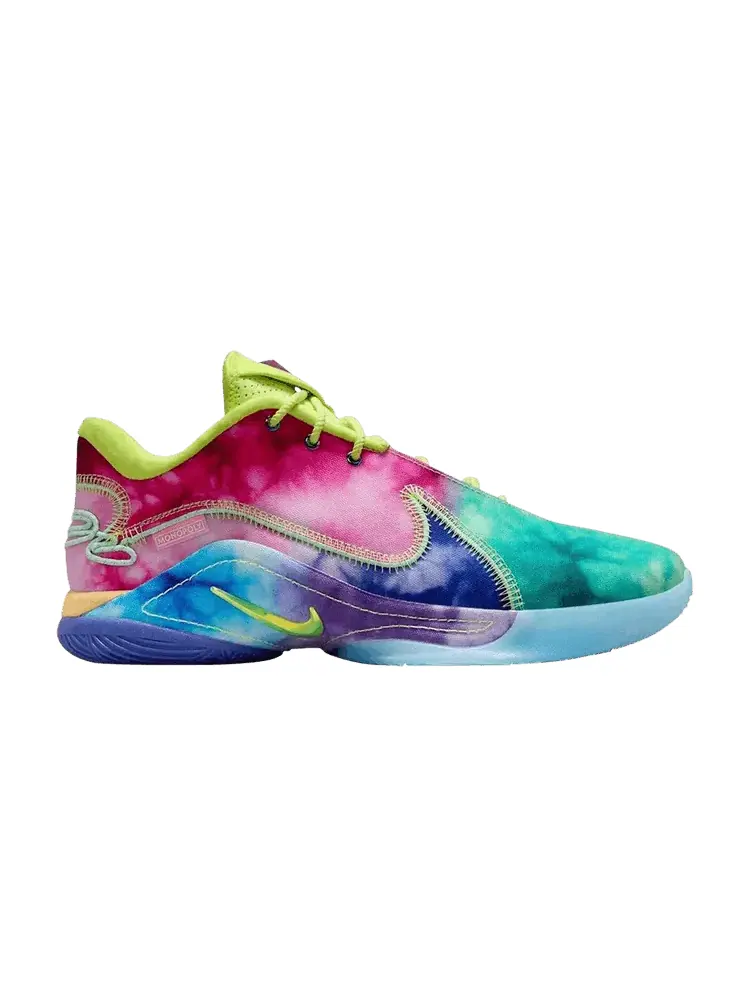 Кроссовки Nike Monopoly x LeBron 22 Tie-Dye — изображение 1 из 1, мульти