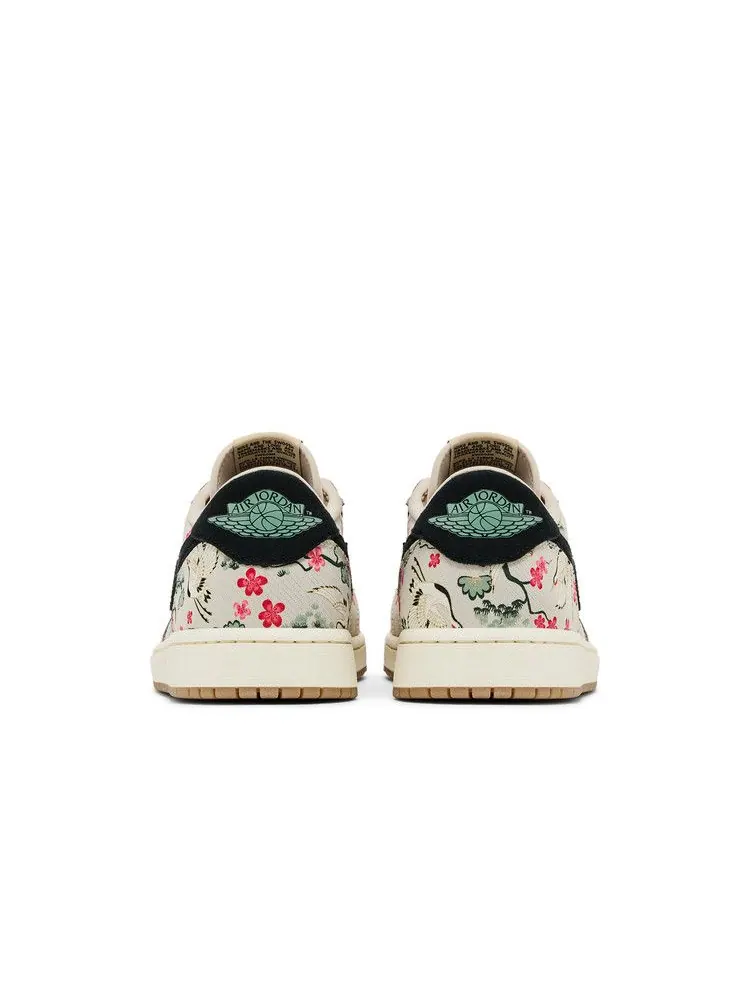 Кроссовки Air Jordan Rui Hachimura x Air Jordan 1 Retro Low OG 'Cranes' — изображение 7 из 9, черный