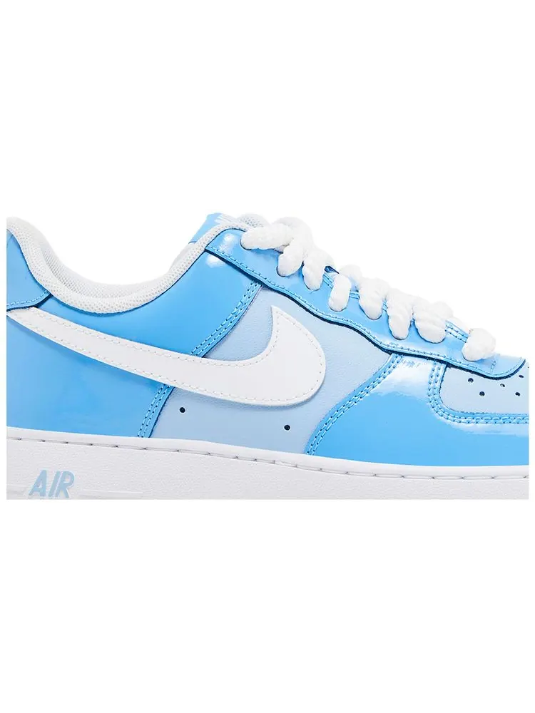 Кроссовки Nike Air Force 1 '07 LV8 'Psychic Blue Patent' — изображение 2 из 4, синий