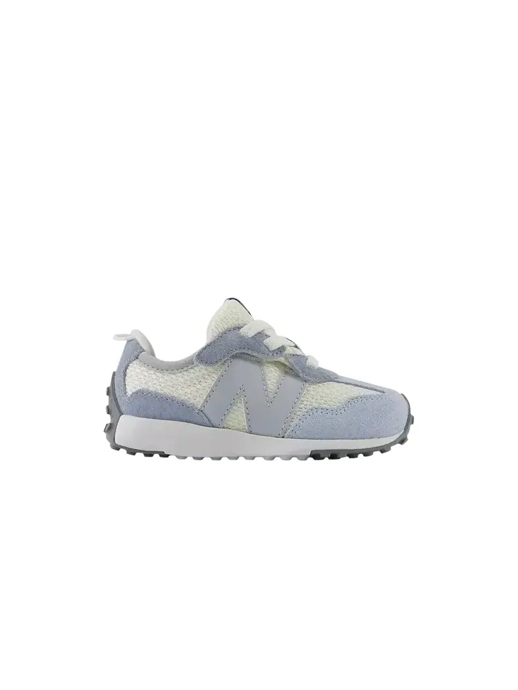 Детские кроссовки на липучке New Balance 327 — изображение 1 из 1, светлый серый