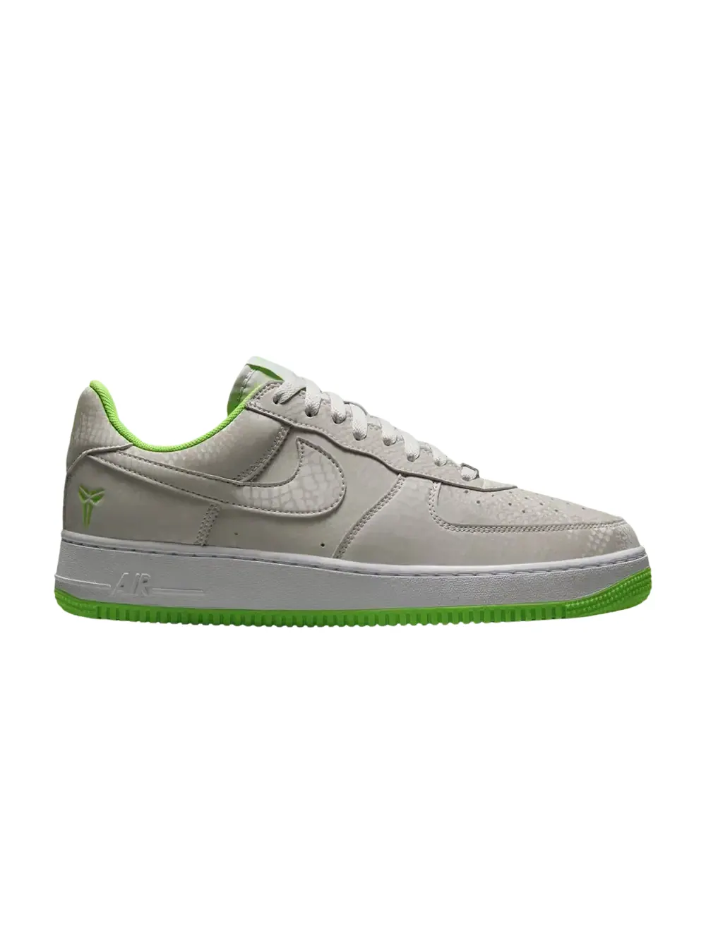 Кроссовки Kobe x Nike Air Force 1 Low — изображение 1 из 1, серый/зеленый-белый