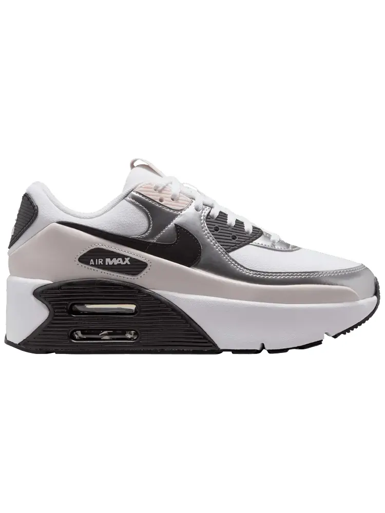 Кроссовки Nike Wmns Air Max 90 LV8 'Phantom Metallic Silver Black' — изображение 1 из 1