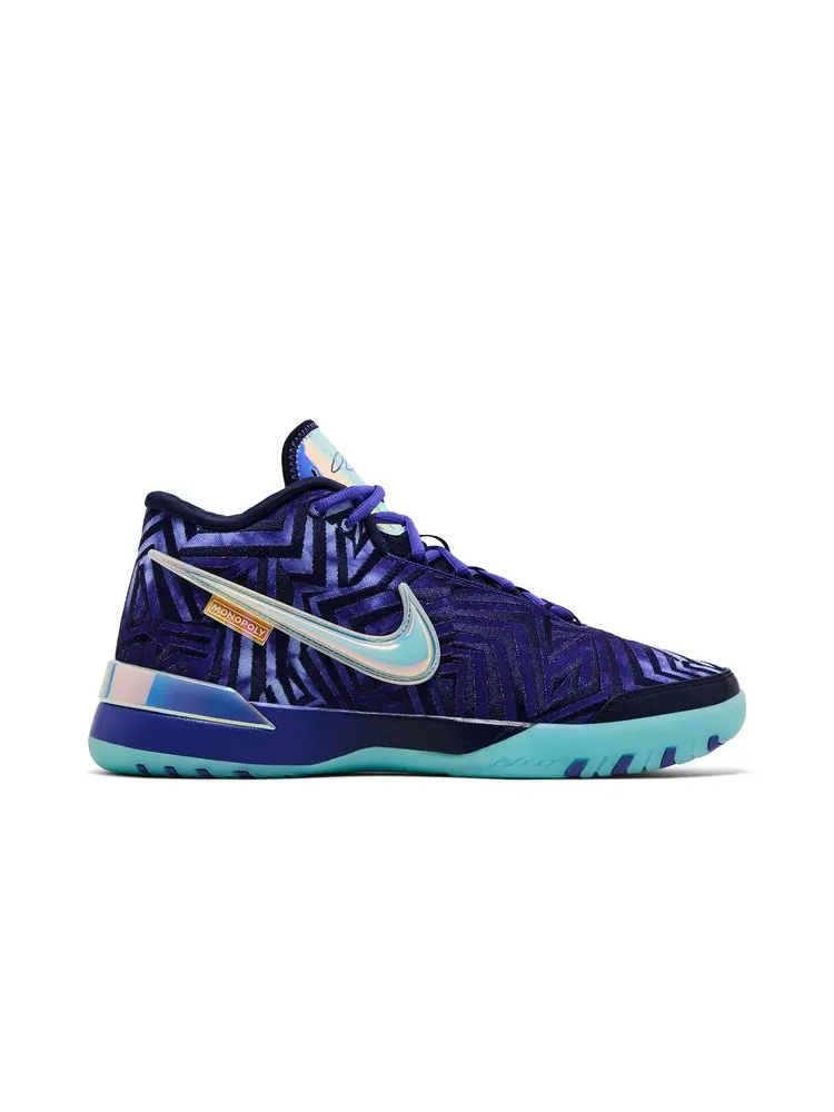 Кроссовки Monopoly x Zoom LeBron NXXT Genisus 'Persian Violet' — изображение 1 из 8, фиолетовый
