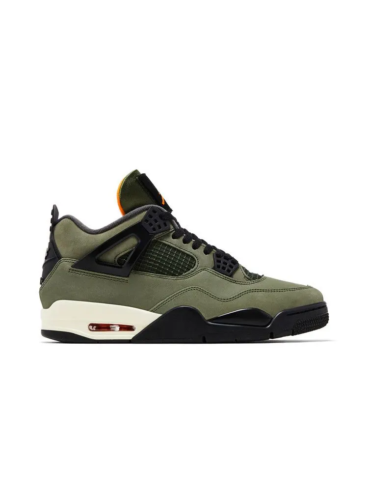 Кроссовки Air Jordan Undefeated x Air Jordan 4 Retro 2025 — изображение 2 из 9, глубокий зеленый//черный