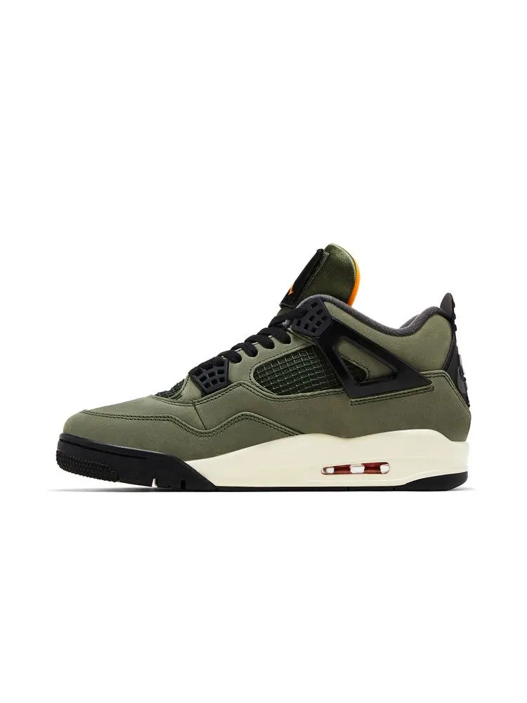 Кроссовки Air Jordan Undefeated x Air Jordan 4 Retro 2025 — изображение 4 из 9, глубокий зеленый//черный