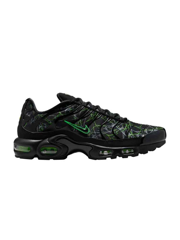 Кроссовки Nike Air Max Plus 'Shattered Glass' — изображение 1 из 1, черный/зеленый/белый