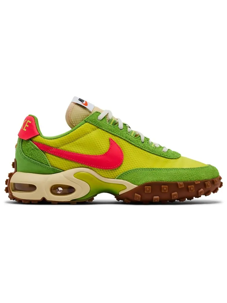 Кроссовки Nike Air Max Waffle Racer SP 'Electrolime Flash Crimson' — изображение 1 из 8, зеленый