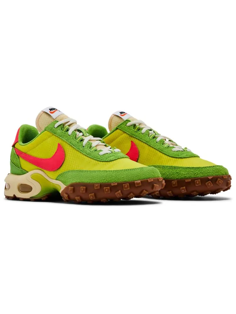 Кроссовки Nike Air Max Waffle Racer SP 'Electrolime Flash Crimson' — изображение 8 из 8, зеленый