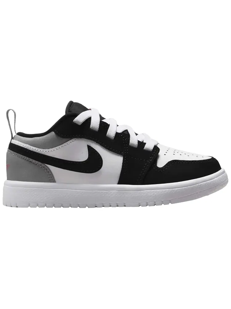 Кроссовки Air Jordan 1 Low ALT SE PS 'White Black Matte Silver' — изображение 1 из 1, белый черный серебристый