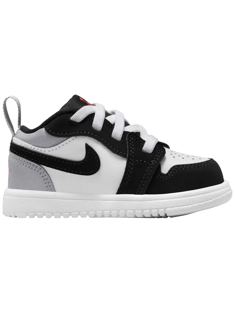 Кроссовки Air Jordan 1 Low ALT SE TD 'White Black Matte Silver' — изображение 1 из 1, белый черный серебристый