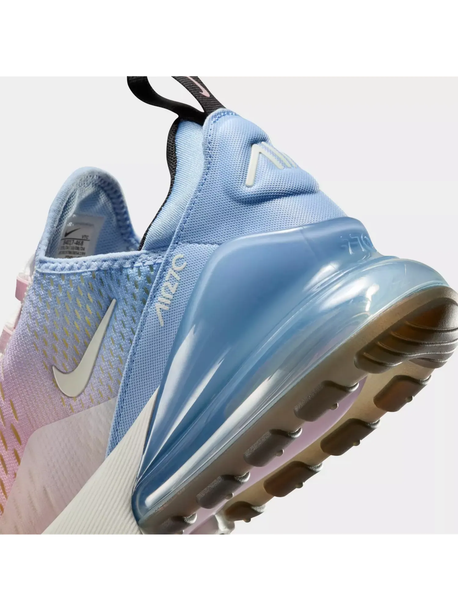 Кроссовки Wmns Air Max 270 'Aluminum Pink Foam Gradient' — изображение 3 из 6, розовый