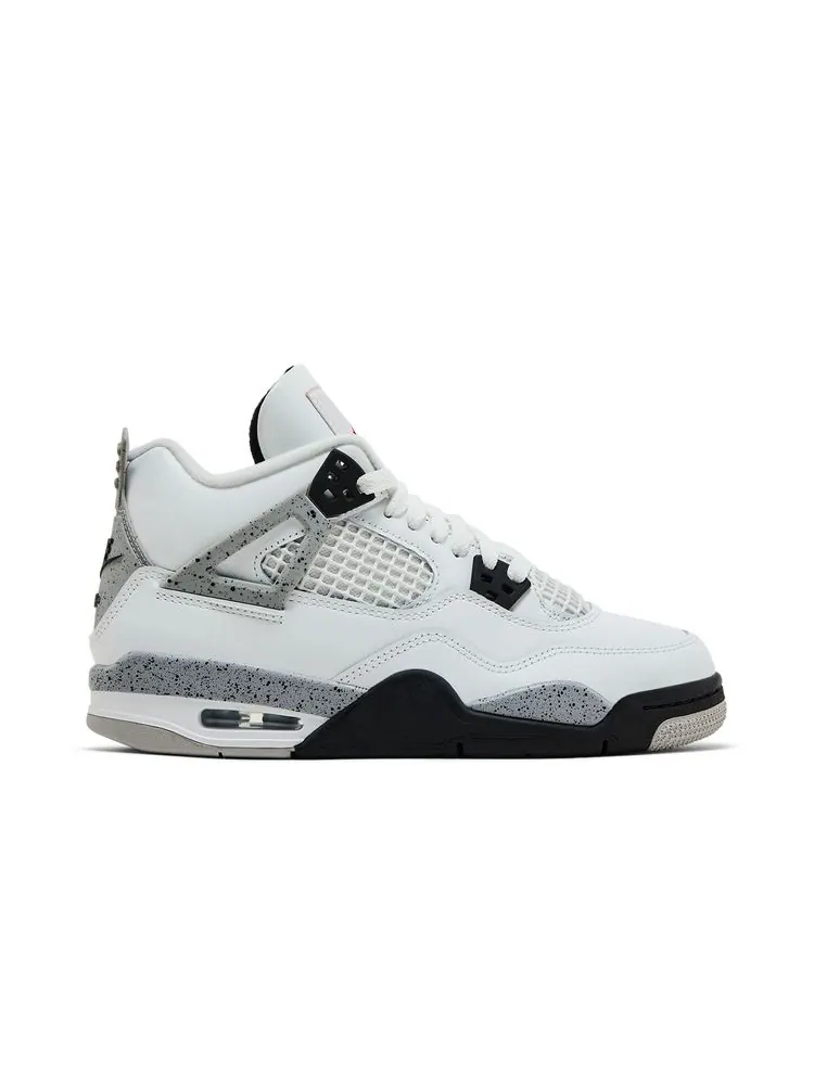Кроссовки Air Jordan 4 Retro OG GS 'White Cement' 2025 — изображение 1 из 8, белый