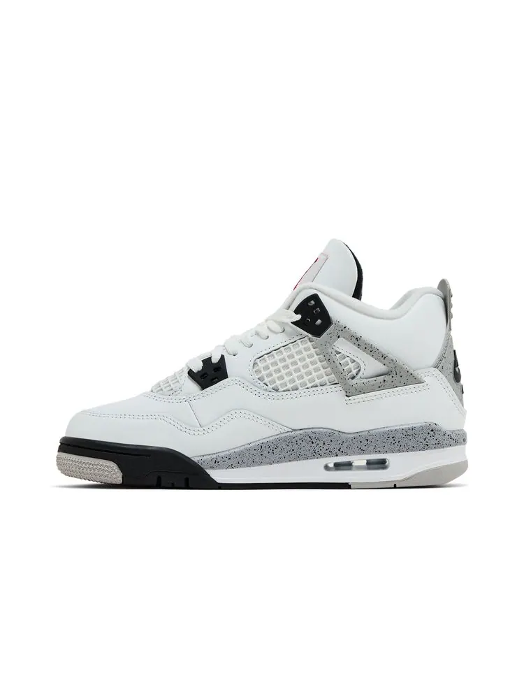 Кроссовки Air Jordan 4 Retro OG GS 'White Cement' 2025 — изображение 3 из 8, белый