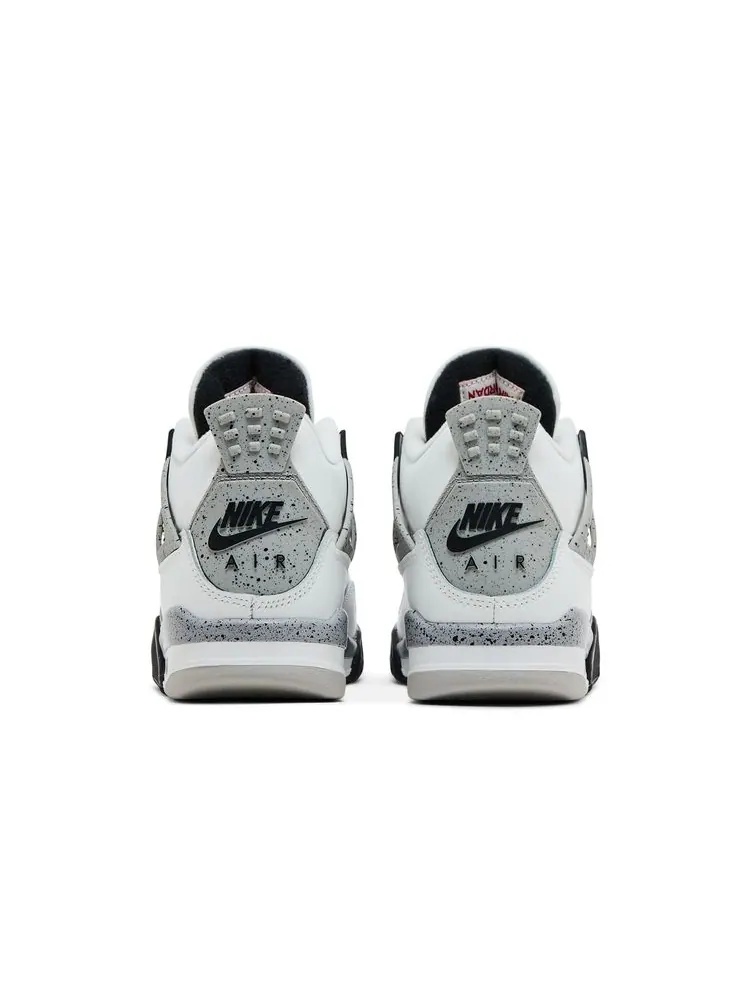 Кроссовки Air Jordan 4 Retro OG GS 'White Cement' 2025 — изображение 6 из 8, белый