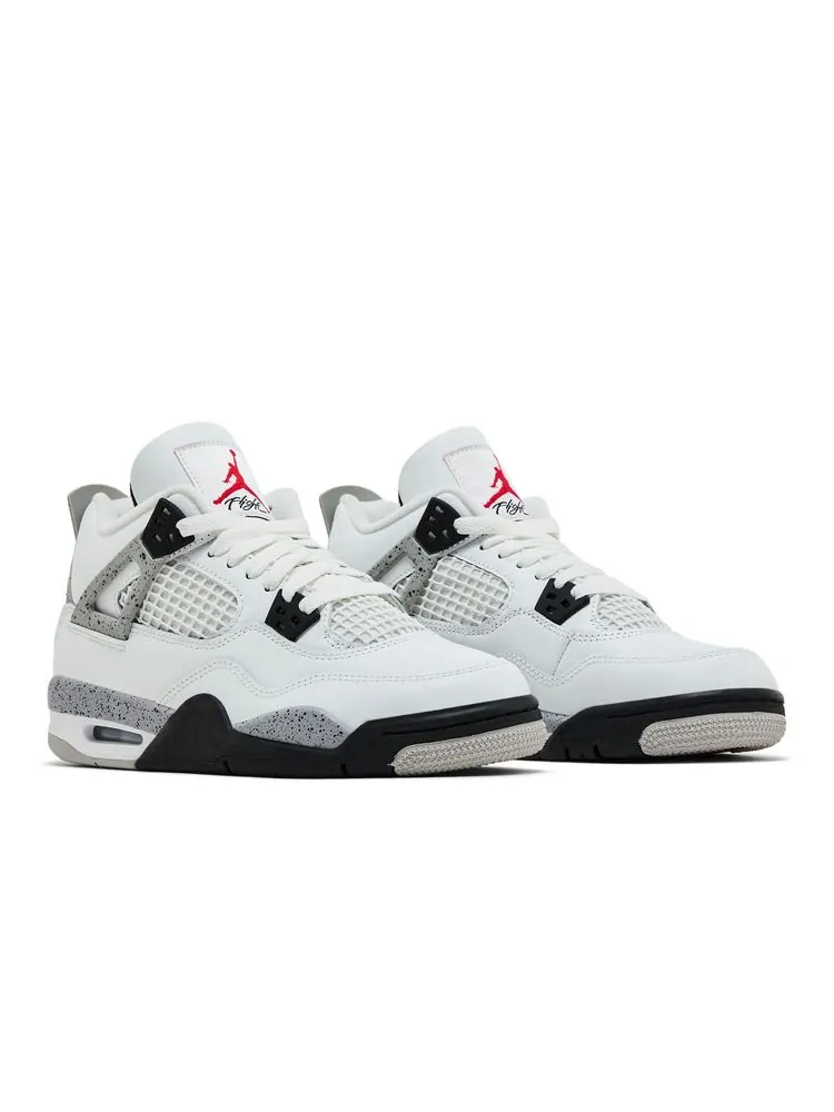 Кроссовки Air Jordan 4 Retro OG GS 'White Cement' 2025 — изображение 8 из 8, белый