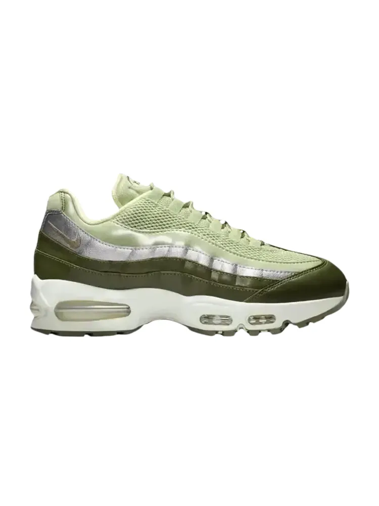 Кроссовки Nike Wmns Air Max 95 SE Big Bubble 'Olive Aura' — изображение 1 из 1, зеленый