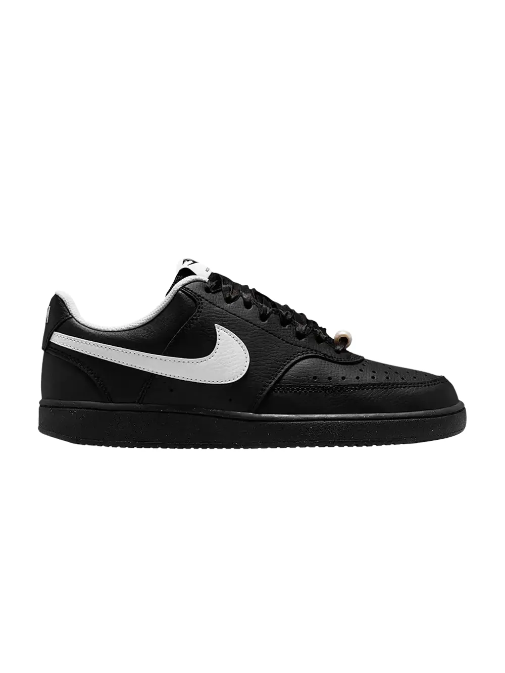 Кроссовки Nike Wmns Court Vision Low — изображение 1 из 1, черный/белый