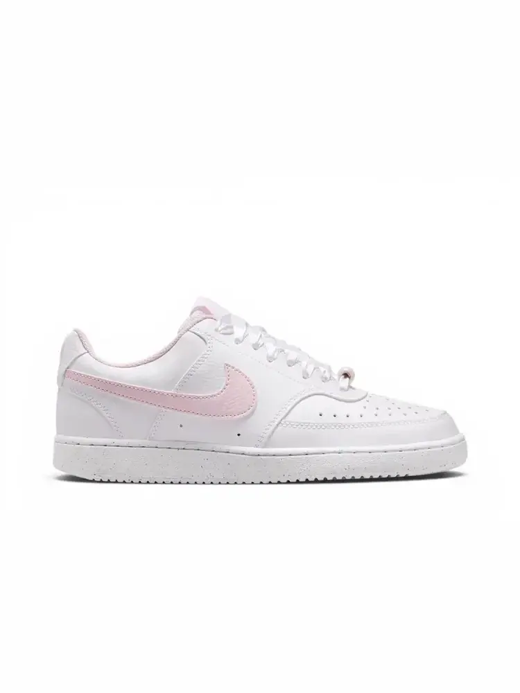 Кроссовки Nike Wmns Court Vision Low — изображение 1 из 1, белый розовый