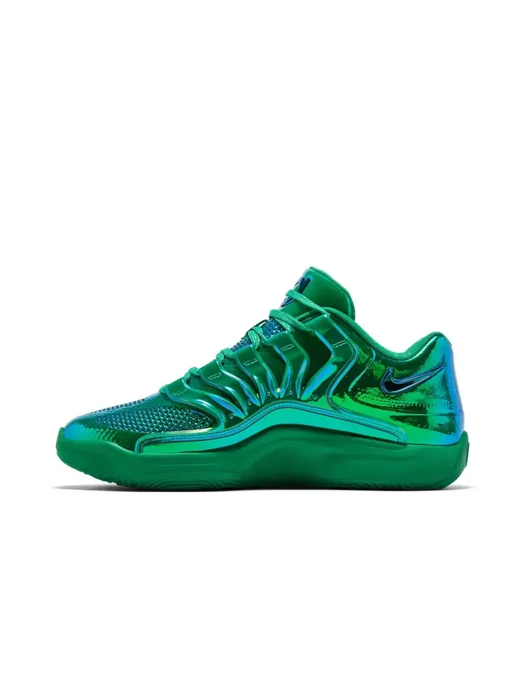 Кроссовки Nike KD 18 'All-Star Warning Label' — изображение 3 из 8, зеленый