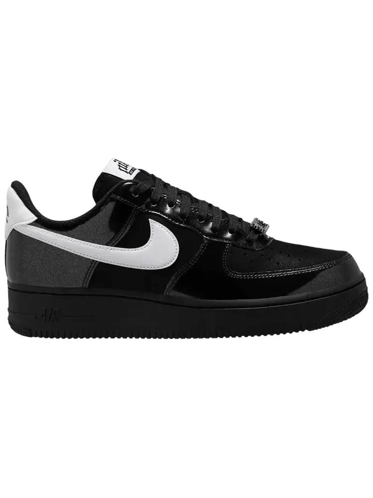 Кроссовки Nike Air Force 1 LowGlam Rock Pack - Black White' — изображение 1 из 1, черный