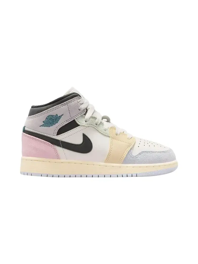 Air Jordan 1 Mid GS 'Sail Iced Jade' — изображение 1 из 1, белый