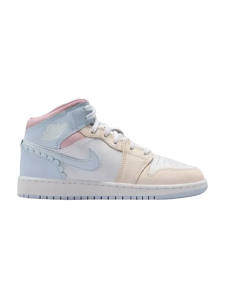 Air Jordan 1 Mid SE GS 'Half Blue' — изображение 1 из 1, синий