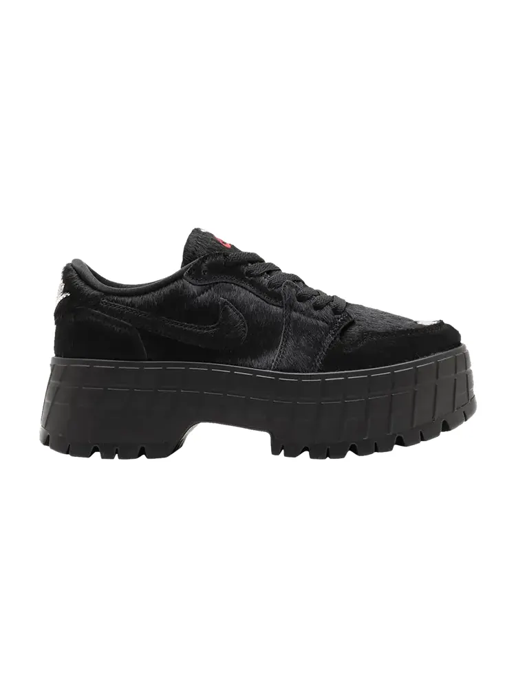 Кроссовки Air Jordan Wmns Air Jordan 1 Low Brooklyn Black Pony — изображение 1 из 1, черный