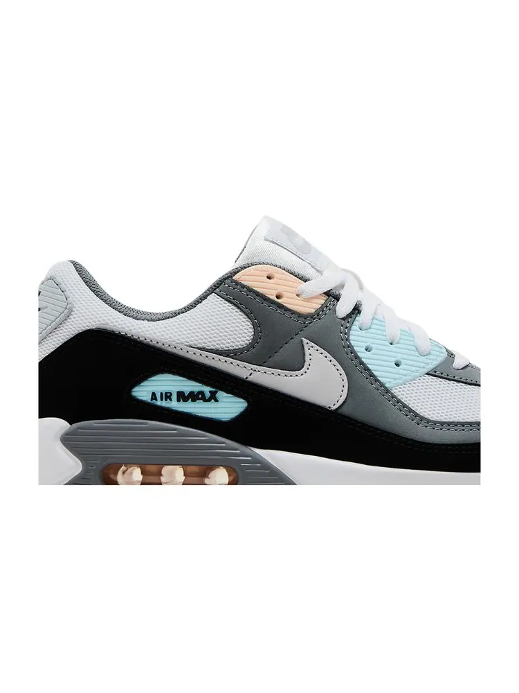 Кроссовки Air Max 90 'Cool Grey Washed Coral' — изображение 2 из 8, серый