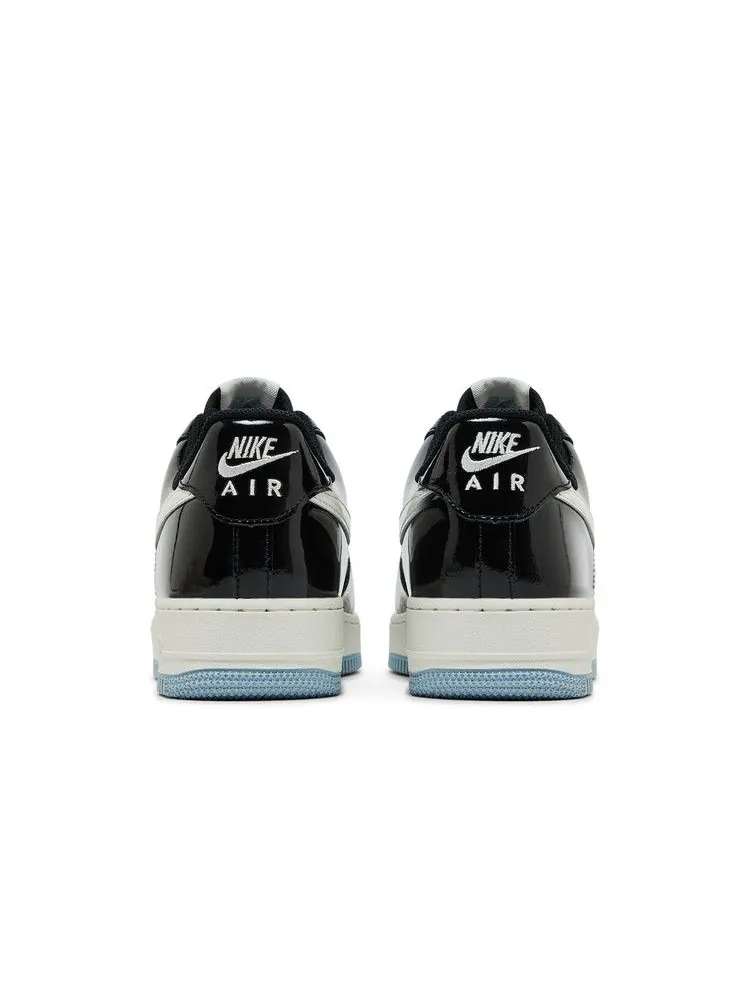 Кроссовки Nike Air Force 1 Low 'Black Iron Grey Patent' — изображение 7 из 9, черный/синий/серый