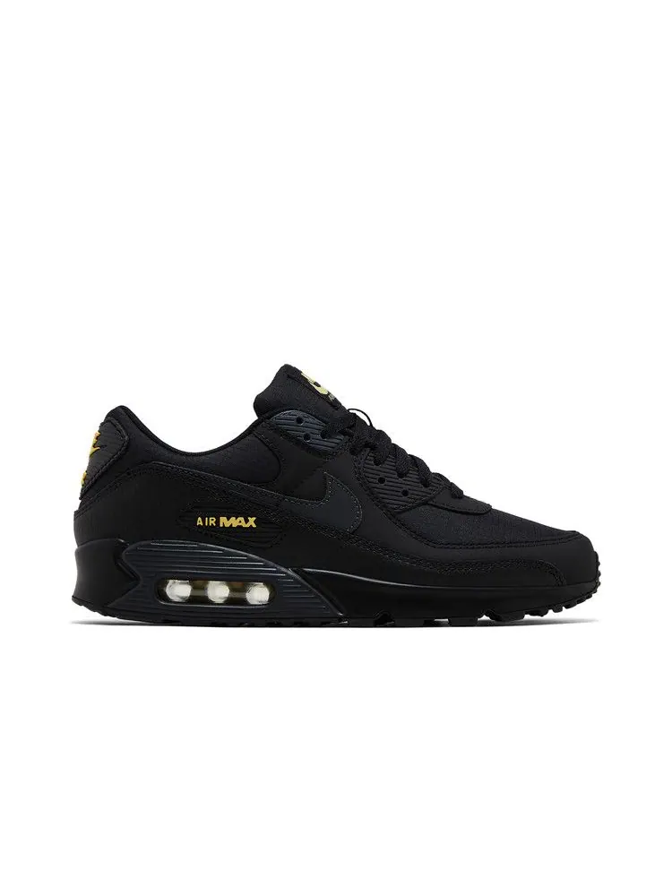 Кроссовки Nike Air Max 90 'Black Buff Gold' — изображение 2 из 9, черный/золотистый