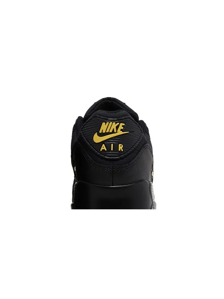 Кроссовки Nike Air Max 90 'Black Buff Gold' — изображение 8 из 9, черный/золотистый