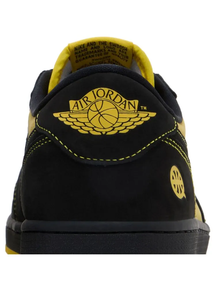 Кроссовки Air Jordan 1 Retro Low OG 'Quai 54' — изображение 7 из 8, черный