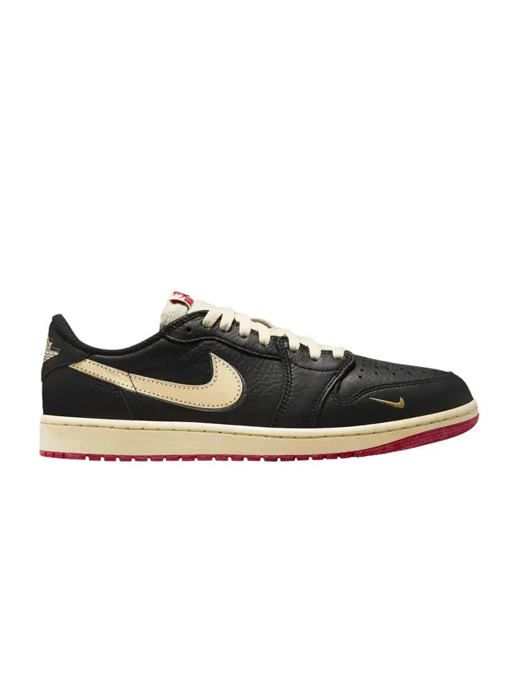 Кроссовки Air Jordan Nigel Sylvester x Air Jordan 1 Low OG 'Better With Time' — изображение 1 из 1, черный//красный