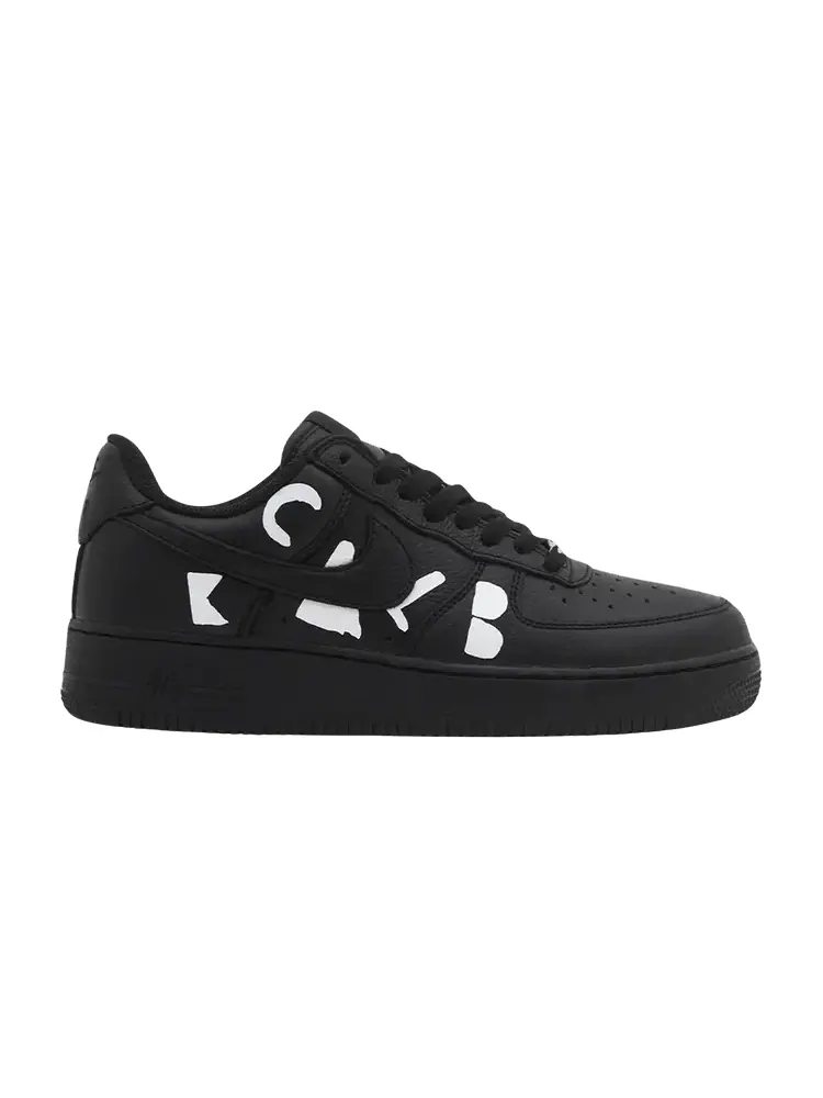 Кроссовки BLACK Comme des Garçons x Air Force 1 Low Retro 'Black' Dover Street Market Exclusive — изображение 1 из 1, черный