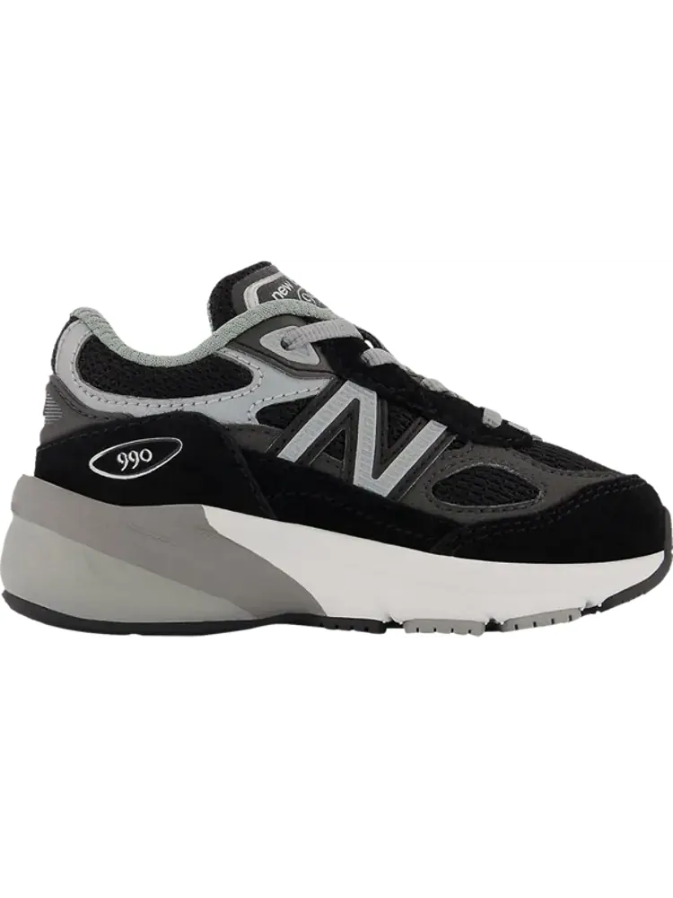 Кроссовки 990v6 Toddler 'Black Silver' — изображение 1 из 1, черный