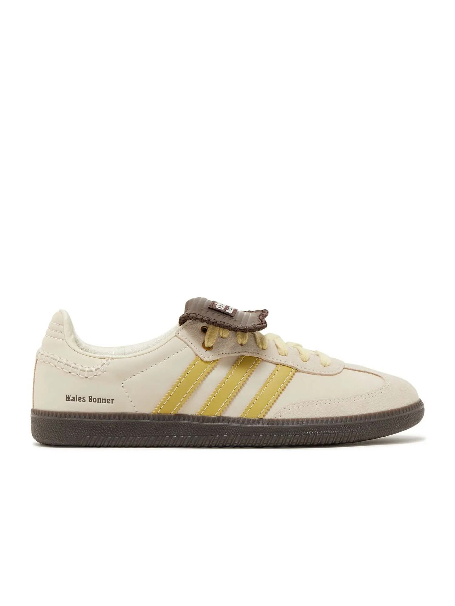 Кроссовки adidas Samba by Wales Bonner 'Ecru Tint Yellow' — изображение 1 из 4, бежевый