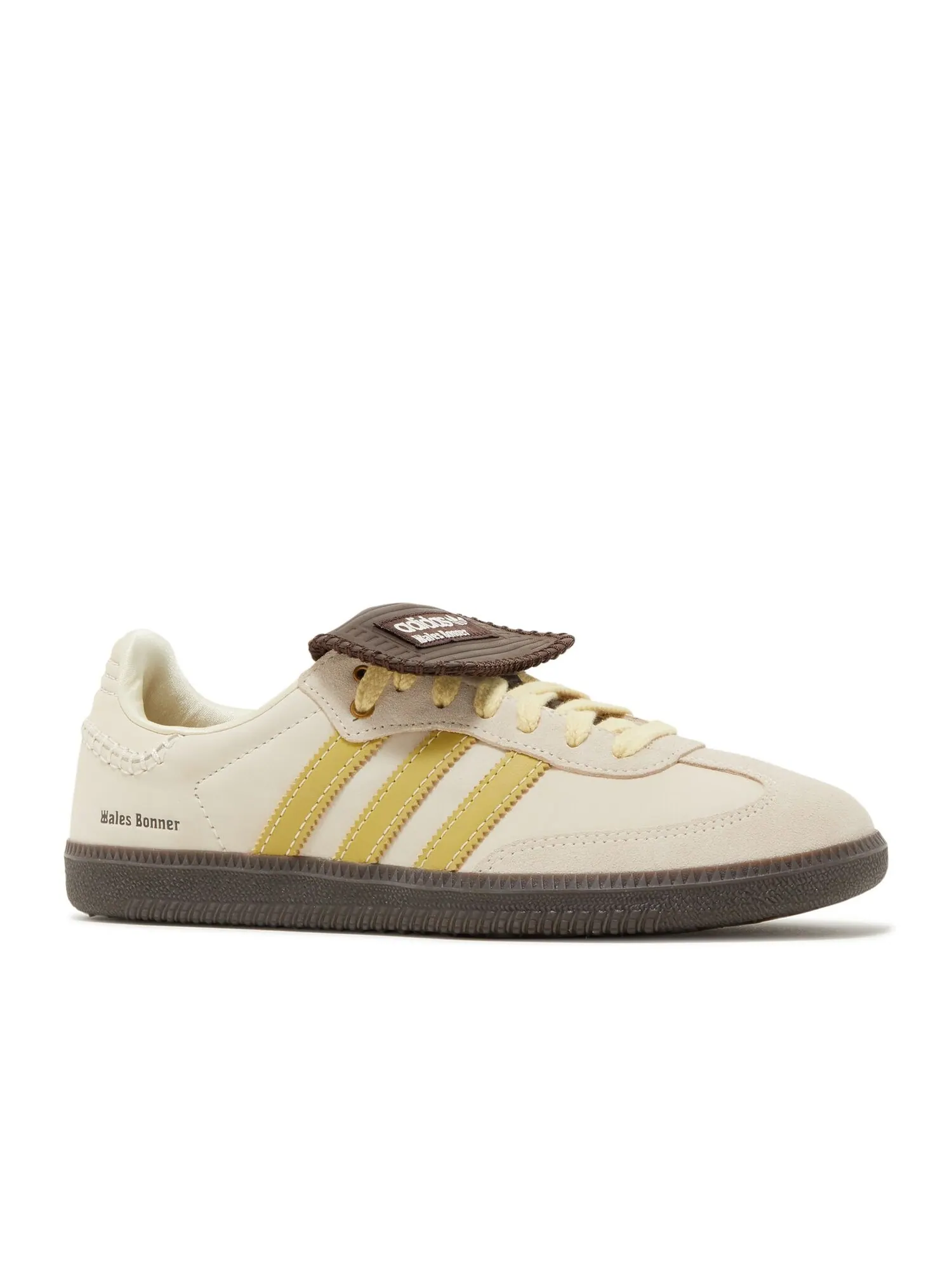 Кроссовки adidas Samba by Wales Bonner 'Ecru Tint Yellow' — изображение 2 из 4, бежевый