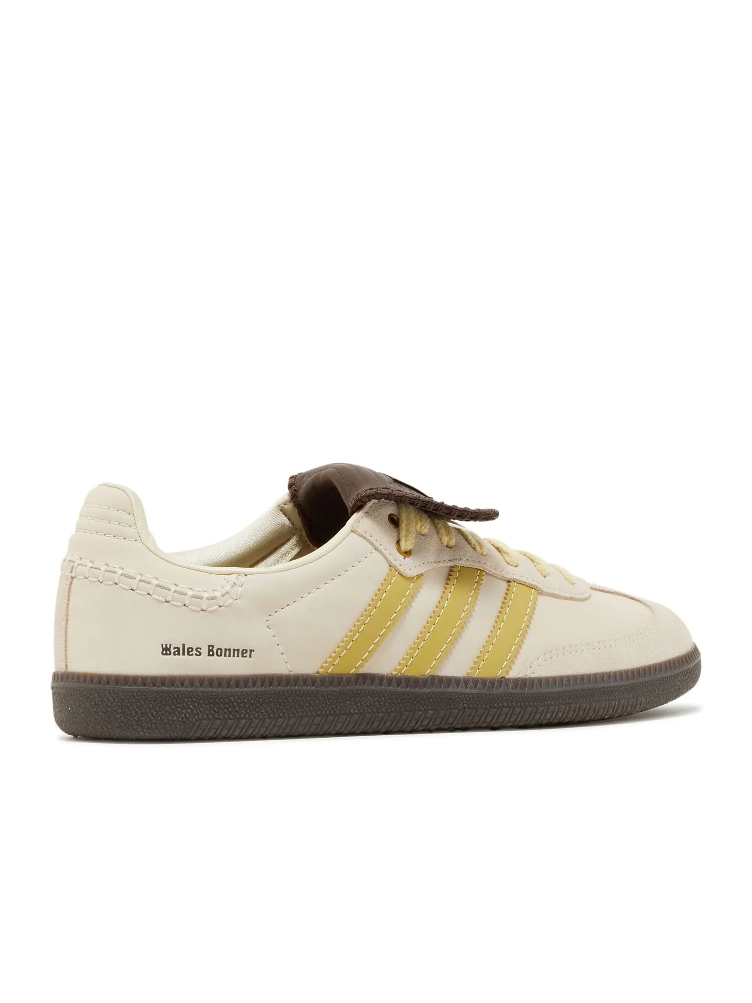 Кроссовки adidas Samba by Wales Bonner 'Ecru Tint Yellow' — изображение 3 из 4, бежевый