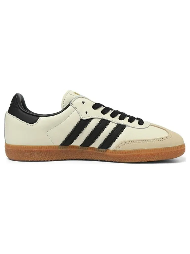 Кроссовки Adidas Originals Samba из натуральной кожи — изображение 2 из 5, бежевый