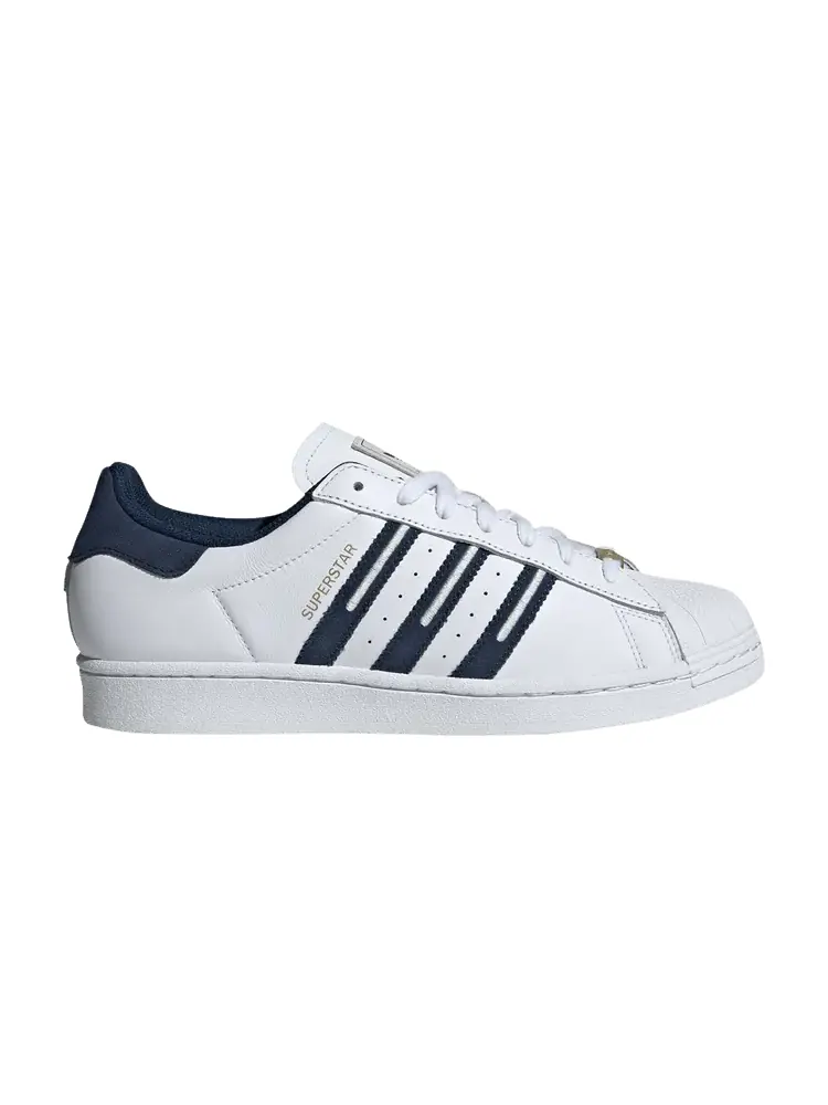 Кроссовки Superstar 'Embroidered Indigo Stripes' — изображение 1 из 1, индиго