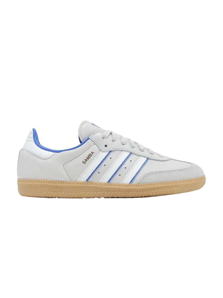 Кроссовки adidas Samba OG 'Two Tone Stripes - Grey Blue' — изображение 1 из 1, серый/белый/синий