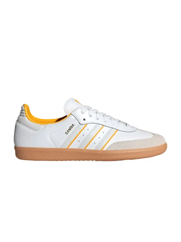 Кроссовки Samba OG — изображение 1 из 1, белый желтый
