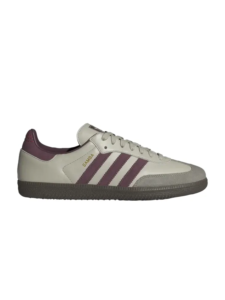 Кроссовки Samba OG 'Putty Grey Maroon' — изображение 1 из 1, серый