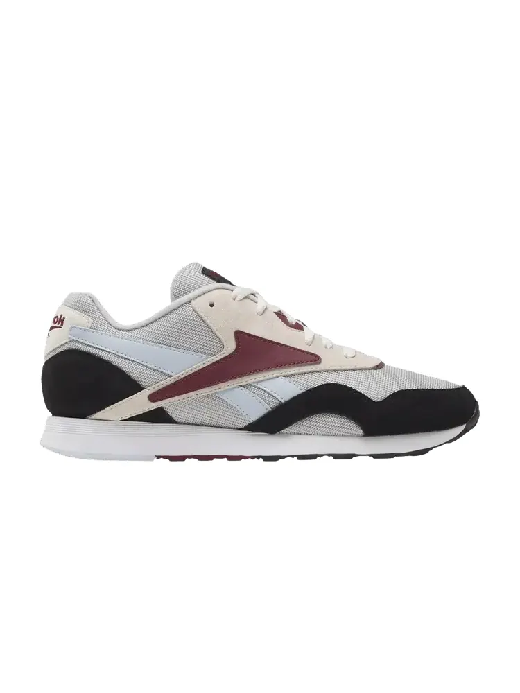 Кроссовки Reebok Classic Nylon Plus 'Black Steely Fog Maroon' — изображение 1 из 1, черный//классический